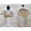 St. Louis Cardinals #46 Paul Goldschmidt White JEROMEN 2022 All Star Stitched Cool Base Jersey