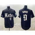 New York Mets #9 Brandon Nimmo Black JEROMEN 'Gotham Gothic Edition' Vapor Premier Limited Stitched Jersey