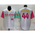 San Diego Padres #44 Joe Musgrove White JEROMEN Number 2022 City Connect Cool Base Stitched Jersey
