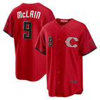 Cincinnati Reds #9 Matt McLain Red JEROMEN 2026 City Connect Stadium Jersey
