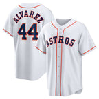 Houston Astros #44 Yordan ¨¢lvarez White JEROMEN Home Replica Player Jersey