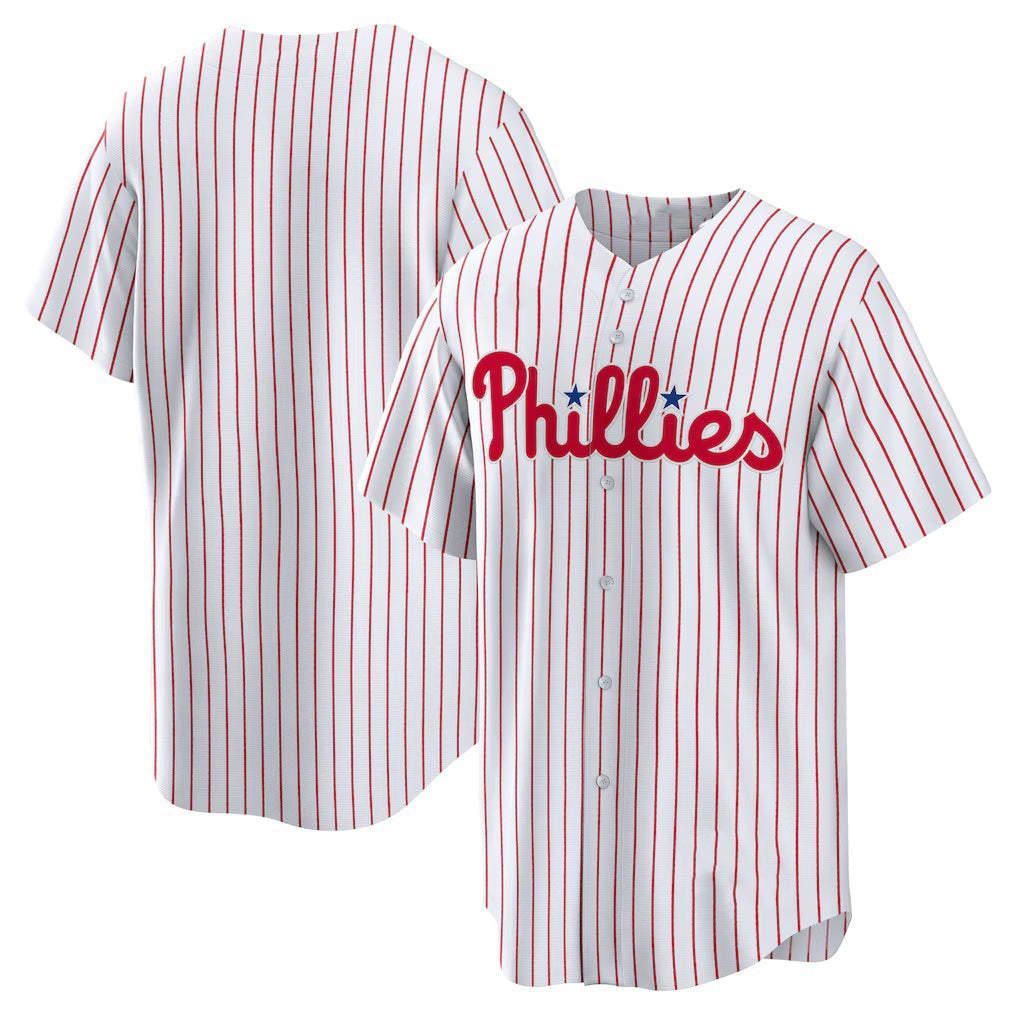 Philadelphia Phillies White JEROMEN Home Replica Team Jersey