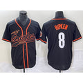 Baltimore Orioles #8 Cal Ripken Jr Black JEROMEN Cool Base Stitched Jersey