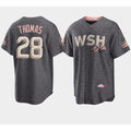 Washington Nationals #28 Lane Thomas 2022 Grey JEROMEN City Connect Cherry Blossom Cool Base Stitched Jersey