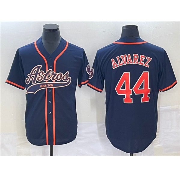 Houston Astros #44 Yordan Alvarez Navy JEROMEN Cool Base Stitched Jersey