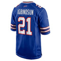 B.Bills #21 Davison Igbinosun Royal JEROMEN Team Game Jersey