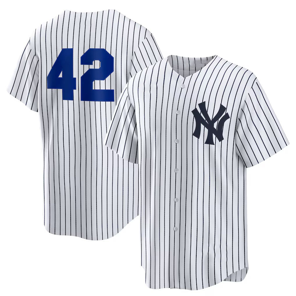 New York Yankees #42 Jackie Robinson White JEROMEN Home 2025 Day Replica Jersey
