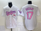 Los Angeles Dodgers #17 Shohei Ohtani White JEROMEN 2025 Hello Kitty Vapor Limited Stitched Jersey