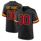 Custom W.Commanders Black JEROMEN Hail Raiser Alternate Game Jersey