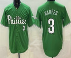 Philadelphia Phillies #3 Bryce Harper Green JEROMEN Limited Stitched Jersey