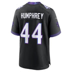 B.Ravens #44 Marlon Humphrey Black JEROMEN Alternate Game Jersey