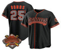 San Francisco Giants #25 Barry Bonds Black JEROMEN 2026 Alternate Stadium Stitched Jersey