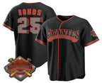 San Francisco Giants #25 Barry Bonds Black JEROMEN 2026 Alternate Stadium Stitched Jersey