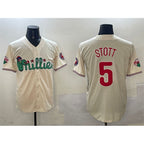 Philadelphia Phillies #5 Bryson Stott Cream JEROMEN Phanatic Limited Stitched Jersey