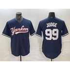 New York Yankees #99 Aaron Judge Navy JEROMEN Cool Base Stitched Jersey