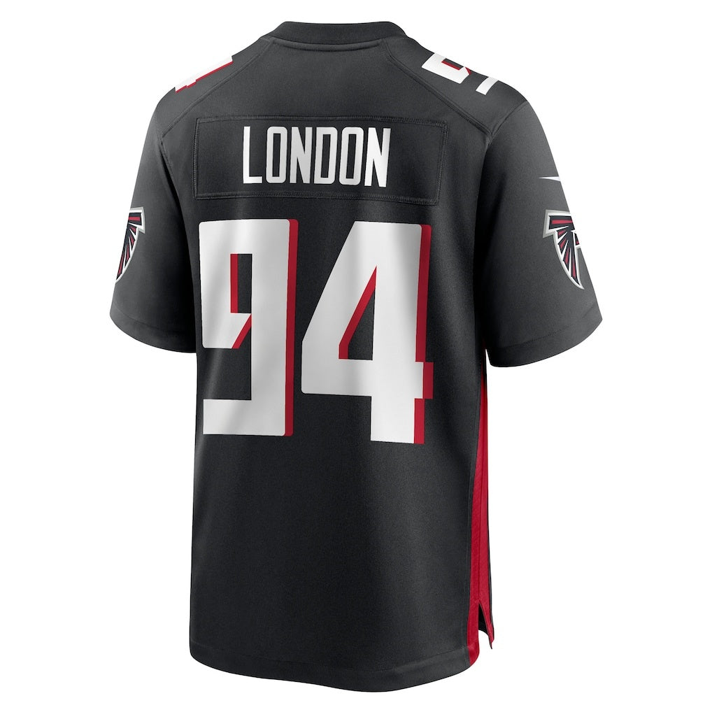 A.Falcons #94 LaCale London Black JEROMEN Team Game Jersey