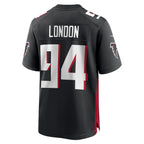 A.Falcons #94 LaCale London Black JEROMEN Team Game Jersey