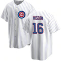 Chicago Cubs #16 Patrick Wisdom White JEROMEN Cool Base Stitched Jersey