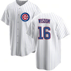 Chicago Cubs #16 Patrick Wisdom White JEROMEN Cool Base Stitched Jersey