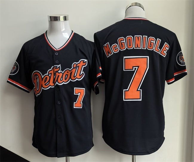 Detroit Tigers #7 Kevin McGonigle Black JEROMEN 2026 Alternate Vapor Premier Limited Stitched Jersey