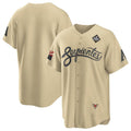 Arizona Diamondbacks Blank Gold JEROMEN 2023 World Series City Connect Cool Base Stitched Jersey