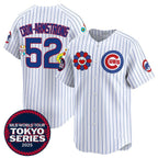 Chicago Cubs #52 Pete Crow-Armstrong White JEROMEN 2025 Tokyo Series Limited Stitched Jersey 2