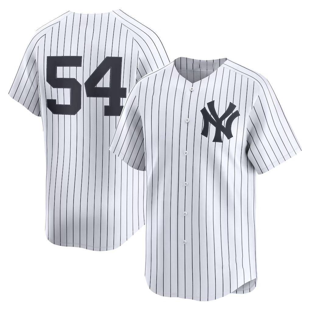 New York Yankees #54 Max Fried White JEROMEN Home Limited Player Jersey