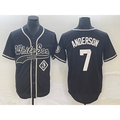 Chicago White Sox #7 Tim Anderson Black JEROMEN Cool Base Stitched Jersey 2