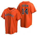 Houston Astros #14 Mauricio Dub¨®n Orange JEROMEN Cool Base Stitched Jersey