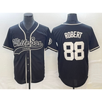 Chicago White Sox #88 Luis Robert Black JEROMEN Cool Base Stitched Jersey 2