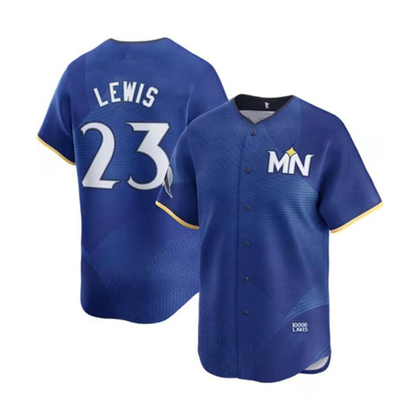 Minnesota Twins #23 Royce Lewis Royal JEROMEN 2024 City Connect Limited Stitched Jersey