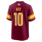 W.Commanders #10 Tress Way Burgundy JEROMEN Game Jersey