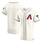 Arizona Diamondbacks Cream JEROMEN Elite Jersey