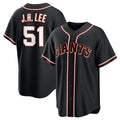 San Francisco Giants #51 Jung Hoo Lee Black JEROMEN Out Stitched Jersey