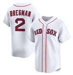 Boston Red Sox #2 Alex Bregman White JEROMEN 2024 Home Limited Stitched Jersey