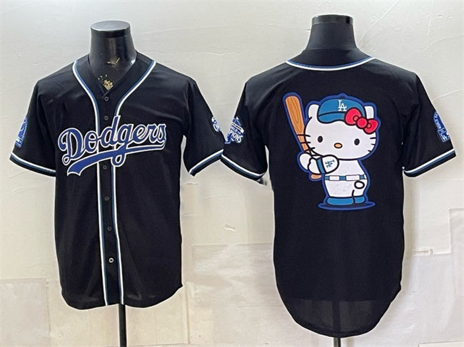 Los Angeles Dodgers Team Big Logo B2B Champs 2026 Black JEROMEN Out Style Vapor Limited Stitched Jersey