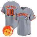 Custom Cincinnati Reds x Dragon Ball Gray JEROMEN Vapor Premier Limited Jersey - All Stitched