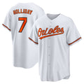 Baltimore Orioles #7 Jackson Holliday White JEROMEN Home Replica Player Jersey