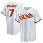 Baltimore Orioles #7 Jackson Holliday White JEROMEN Home Replica Player Jersey