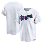 Texas Rangers White JEROMEN Throwback Cooperstown Collection Limited Jersey