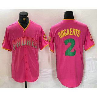 San Diego Padres #2 Xander Bogaerts Pink JEROMEN Fashion Jersey