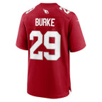 A.Cardinals #29 Denzel Burke Cardinal JEROMEN Team Game Jersey