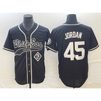 Chicago White Sox #45 Michael Jordan Black JEROMEN Cool Base Stitched Jersey
