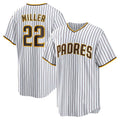 San Diego Padres #22 Mason Miller White JEROMEN Home Replica Jersey