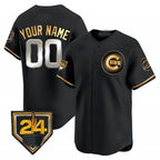 Custom Chicago Cubs 2024 Spring Training Patch Vapor Premier Limited Jersey V2 ¨C All Stitched-Black JEROMEN
