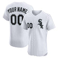 Custom Chicago White Sox White JEROMEN Home Elite Jersey