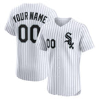 Custom Chicago White Sox White JEROMEN Home Elite Jersey