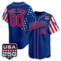 Custom Oakland Athletics America 250 Edition Vapor Premier Limited Royal JEROMEN Stitched Jerseys