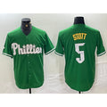 Philadelphia Phillies #5 Bryson Stott Green JEROMEN 2024 City Connect Stitched Jersey