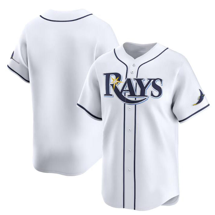 Tampa Bay Rays Blank White JEROMEN Home Limited Stitched Jersey